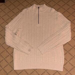 J. Crew cable knit zip sweater NWOT XL